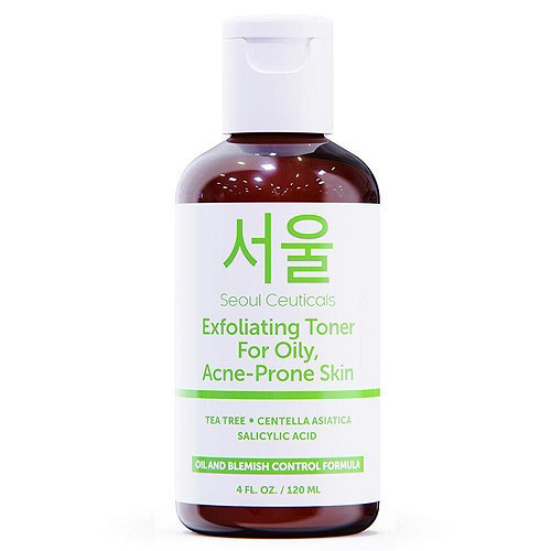 Korean Skin Care Exfoliating Toner for Acne Prone Skin K Beauty Skincare