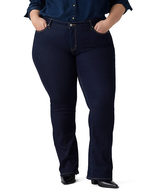 Trendy Plus Size 415 Classic Bootcut Jeans