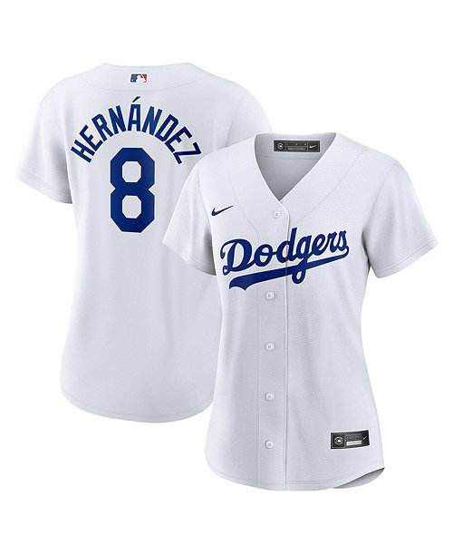 Women's Enrique Hernández White Los Angeles Dodgers Home Replica Jersey