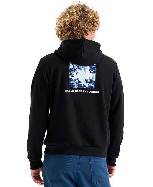 Men's Evolution Granitic Rock Print Box Graphic Regular-Fit Hoodie