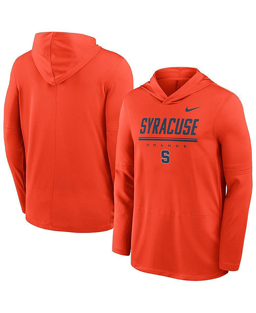 Men's Orange Syracuse Orange 2026 Sideline Dri-FIT Lightweight Hooded