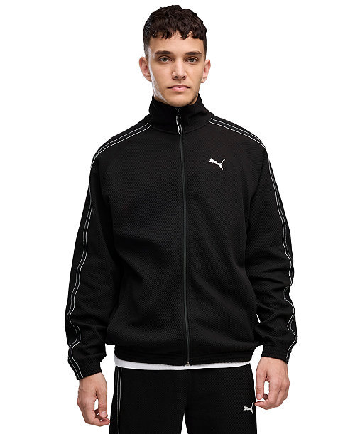 Men's Class Twill Regular-Fit Track Jacket