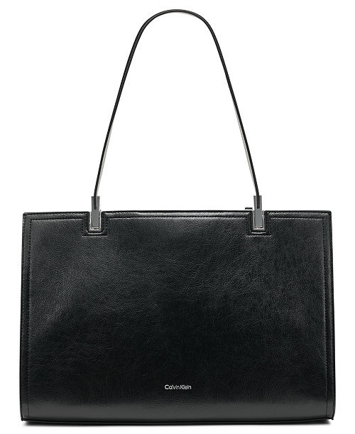 Verne Mixed Material Tote
