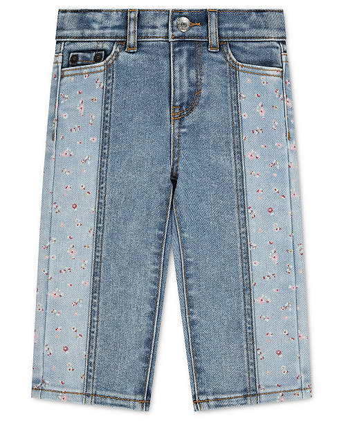 Baby Girls' Wide Leg Color-Block Pants