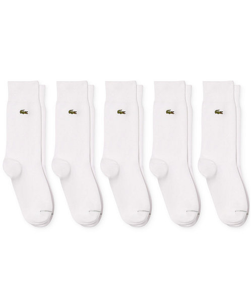 Men's Ribbed Crew Socks, 5-Pack