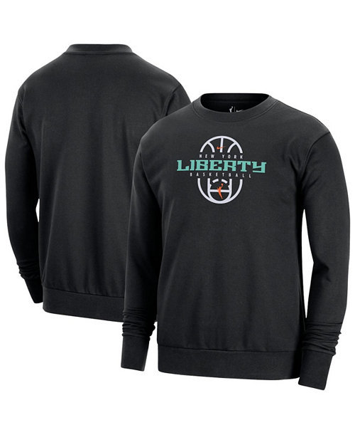 Men's and Women's Black New York Liberty 2026 On-Court Practice Dri-FIT Sweatshirt