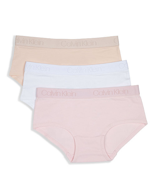 Big Girls Logo Print Hipster Briefs, Pack of 3