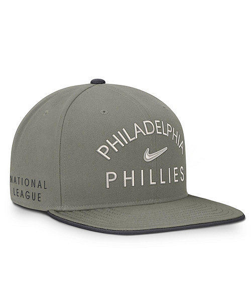 Men's Olive Philadelphia Phillies Pro Dri-FIT Snapback Hat