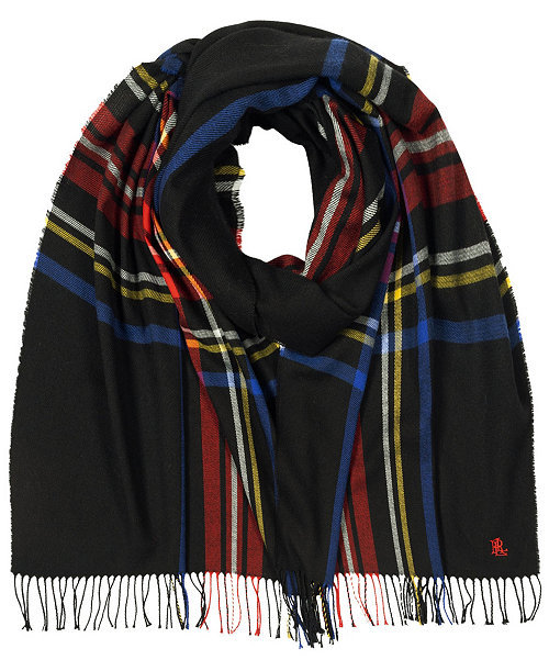 Exploded Plaid Merino Scarf