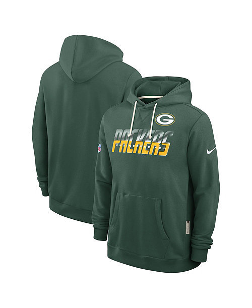 Men's Green  Bay Packers Sideline Standard Issue Dri-FIT Hoodie