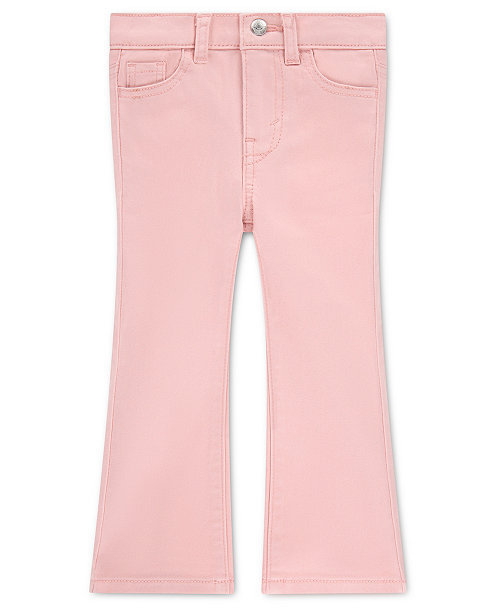 Girls' 2T-6X Mid-Rise Solid Jeans