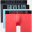 Ombre Blue/Chilly Blue/Punch Pink