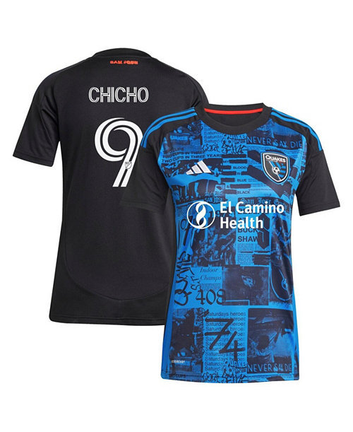 Women's Cristian Arango Black San Jose Earthquakes 2025 Headliner Replica Player Jersey