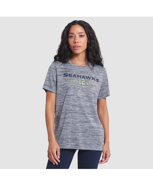 Women's Wolf Gray Seattle Seahawks 2025 Rivalries Collection Sideline Velocity Dri-FIT T-Shirt