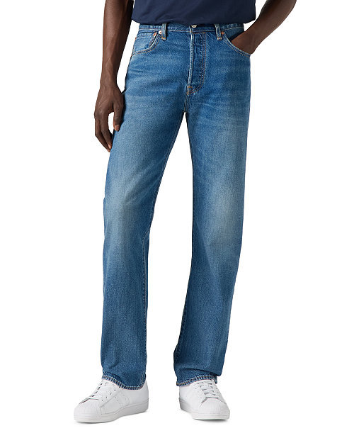 Men's 501®  Regular-Fit Lightweight Button Fly Jeans