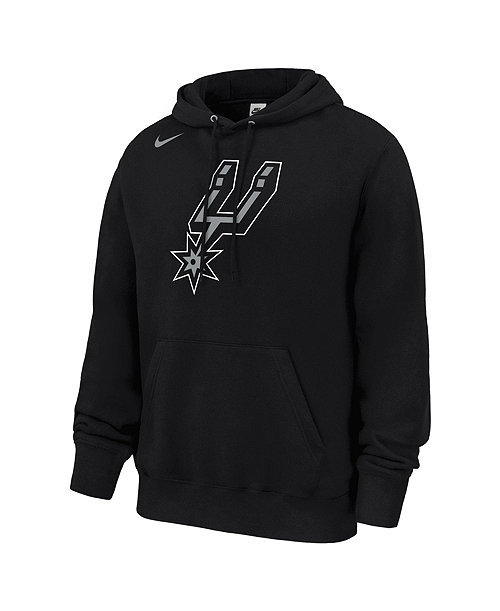 Men's Black San Antonio Spurs Club Fleece Hoodie