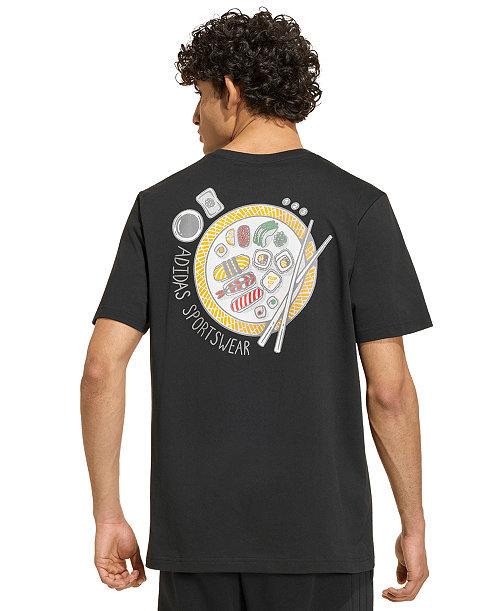 Men's Sushi Logo Graphic Crewneck T-Shirt
