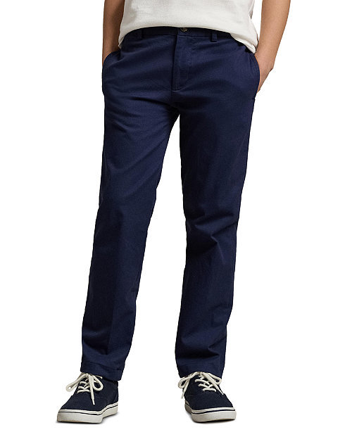 Boys' 8-20 Straight-Fit Stretch Twill Pants