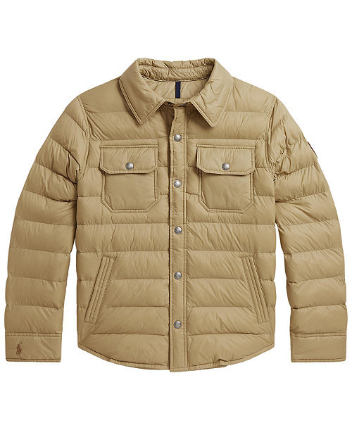 Boys' 8-20 Quilted Shirt Jacket