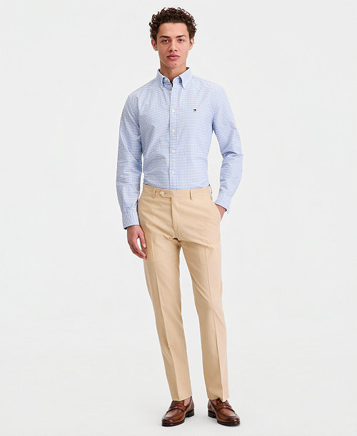 Men's Modern-Fit Linen Pants