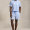 Harbor Island Blue/White Tick Stripe/White Logo