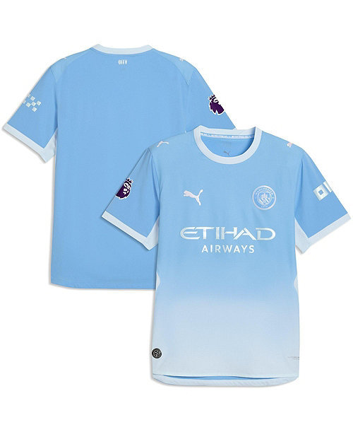 Men's Light Blue Manchester City 2026/27 Home On-Field Authentic Jersey