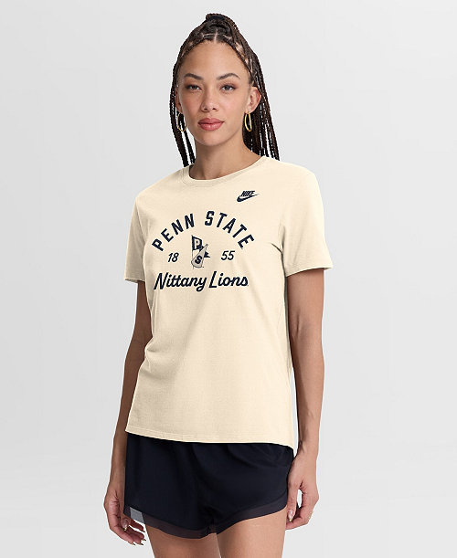 Women's Natural Penn State Nittany Lions Legacy Team Name T-Shirt