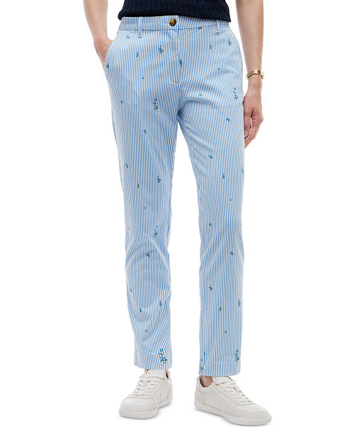 Women's Twill-Slim Chino Pants