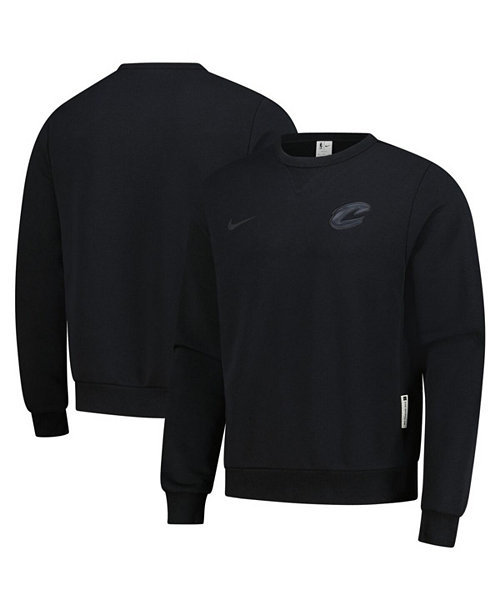 Men's Black Cleveland Cavaliers Authentic Standard Issue Travel Dri-FIT Sweatshirt