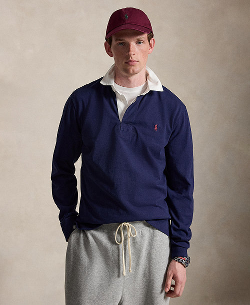 Men's The Iconic Rugby Collar Polo Shirt