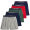 Andover Heather/Cruise Navy/Dark Green Aopp/RL2000 Red/Cruise Navy