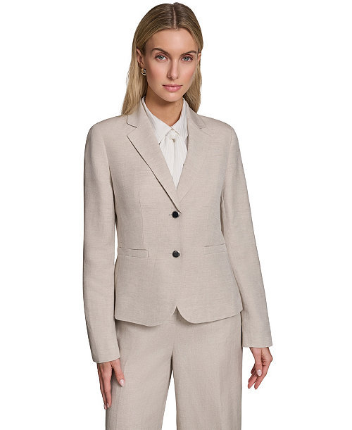 Women's Two-Button Notch-Lapel Blazer