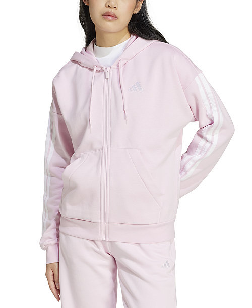 Women's 3-Stripe Fleece Full-Zip Hoodie