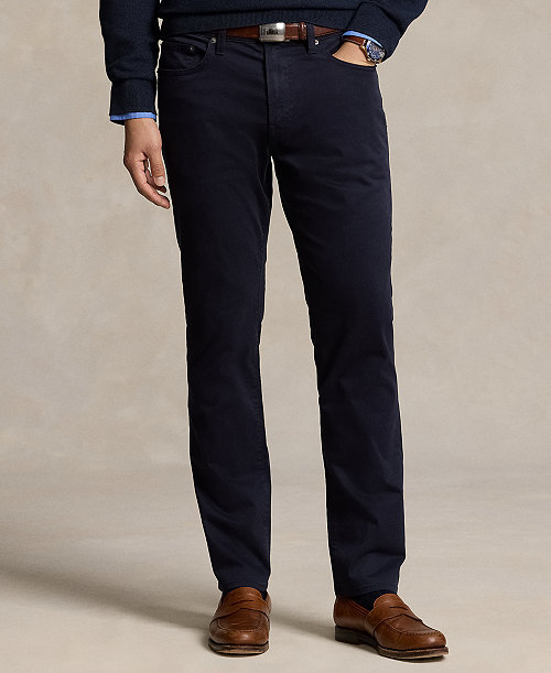 Men's Varick Slim Straight Stretch Sateen Pants