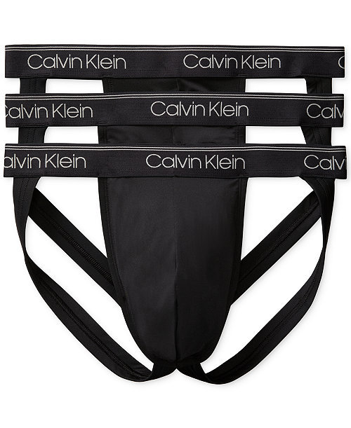 Men's 3-Pk Micro Stretch Jock Straps Underwear
