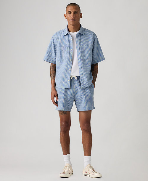 Men's XX Chino Easy Cotton Linen 6" Drawstring Shorts