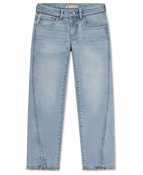 Girls' 7-16 Regular Rise Straight Jeans
