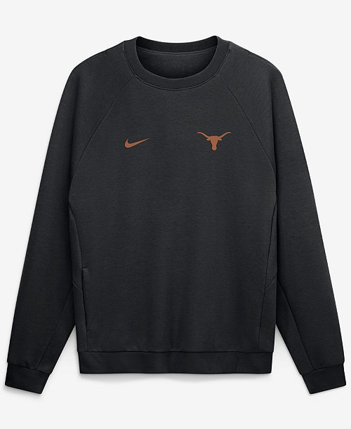 Men's Black Texas Longhorns Premium Performance Raglan Dri-FIT Sweatshirt