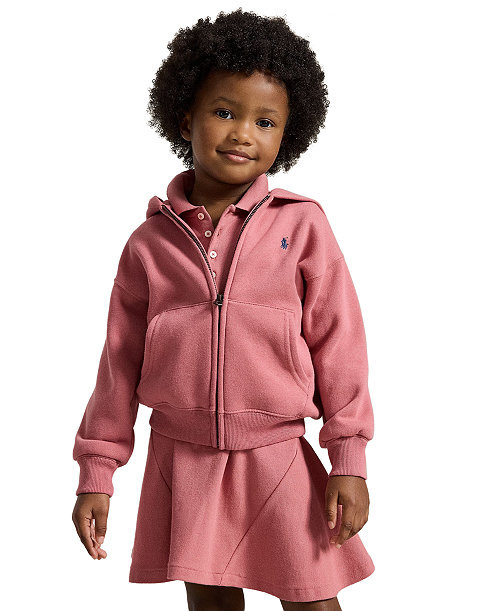 Girls' 2T-6X Long-Sleeve Full-Zip Hoodie