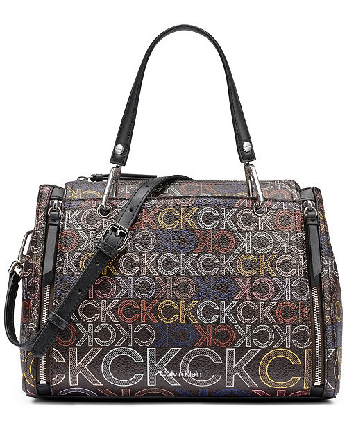 Garnet Zipper Medium Satchel Handbag