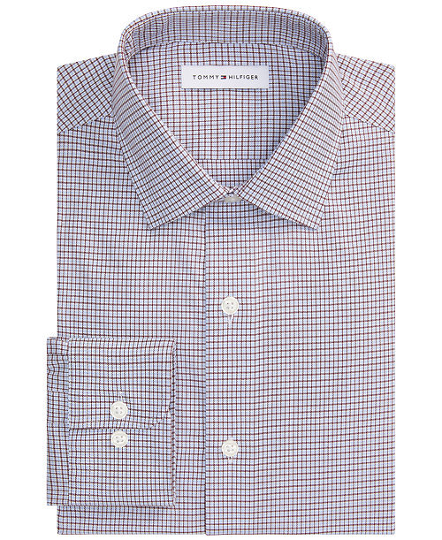 Men's Stretch Twill Slim-Fit Dress Shirt