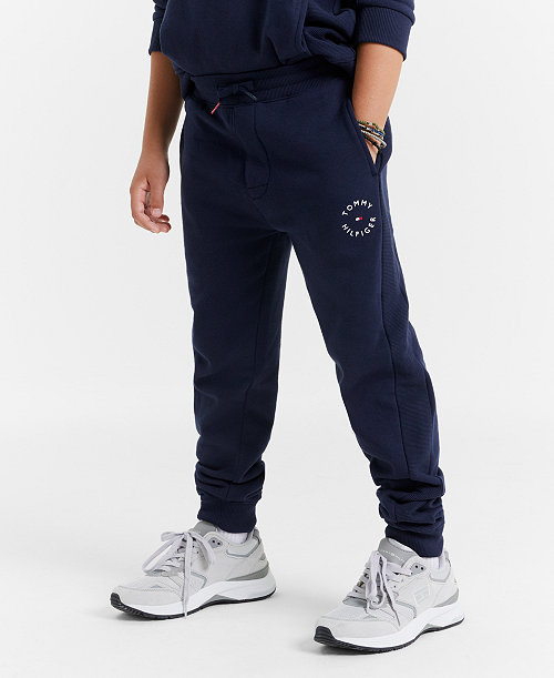 Boys' 8-20 Logo Knit Jogger Pants