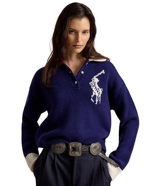 Women's Big Pony Rugby Sweater