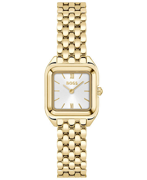 Women's Mae Petite Quartz Basic Mini Ionic Plated Thin Gold Steel Watch, 22mm