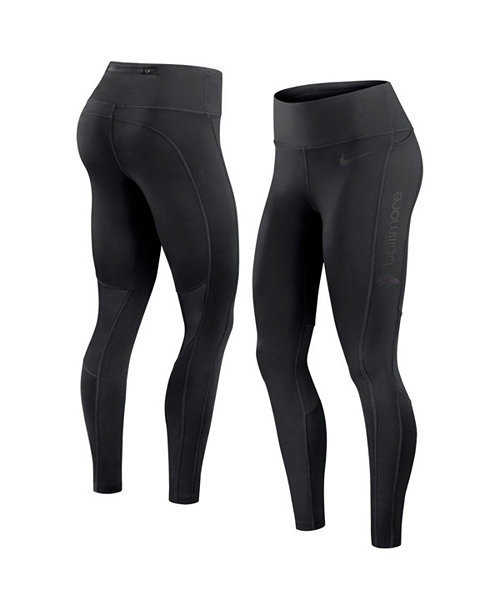 Women's Black Baltimore Ravens Performance Leggings