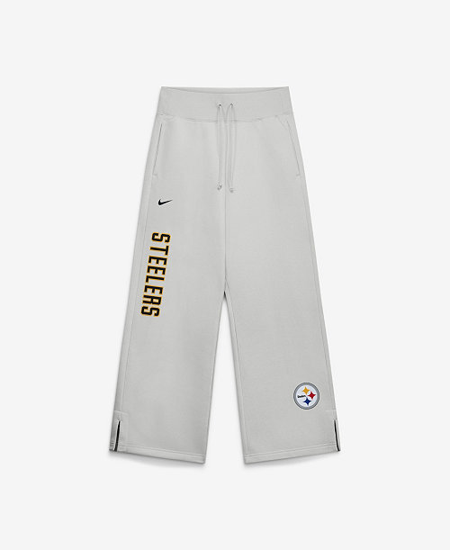 Women's Pittsburgh Steelers Primetime Phoenix Wide-Leg Fleece Sweatpants