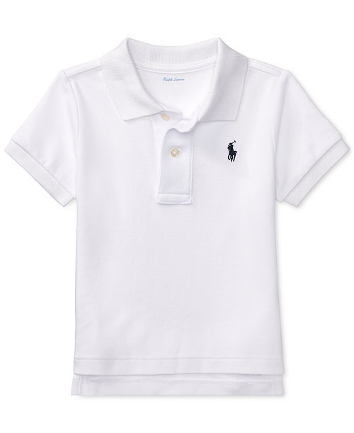 Baby Boys Cotton Polo Short Sleeved Shirt