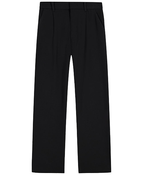 Girls' 7-16 Refined Stretch Tailored Wide-Leg Pants