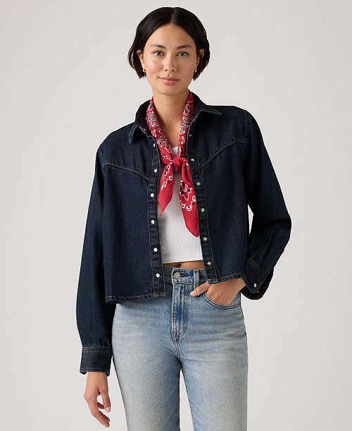 Premium Women's Logan Point Collar Shacket
