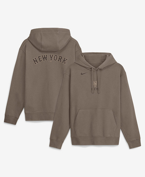 Men's Brown New York Mets Fashion Club Pullover Hoodie